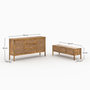 Voir la diapositive 4 : Rendez vous déco Ensemble buffet et meuble TV en bois-Tiki