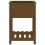 Voir la diapositive 5 : VIDAXL Jardiniere avec etagere Marron miel 54x54x81 cm Bois de pin
