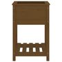Voir la diapositive 5 : VIDAXL Jardiniere avec etagere Marron miel 54x54x81 cm Bois de pin