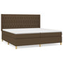 Voir la diapositive 2 : VIDAXL Sommier a lattes de lit avec matelas Marron fonce 200x200 cm