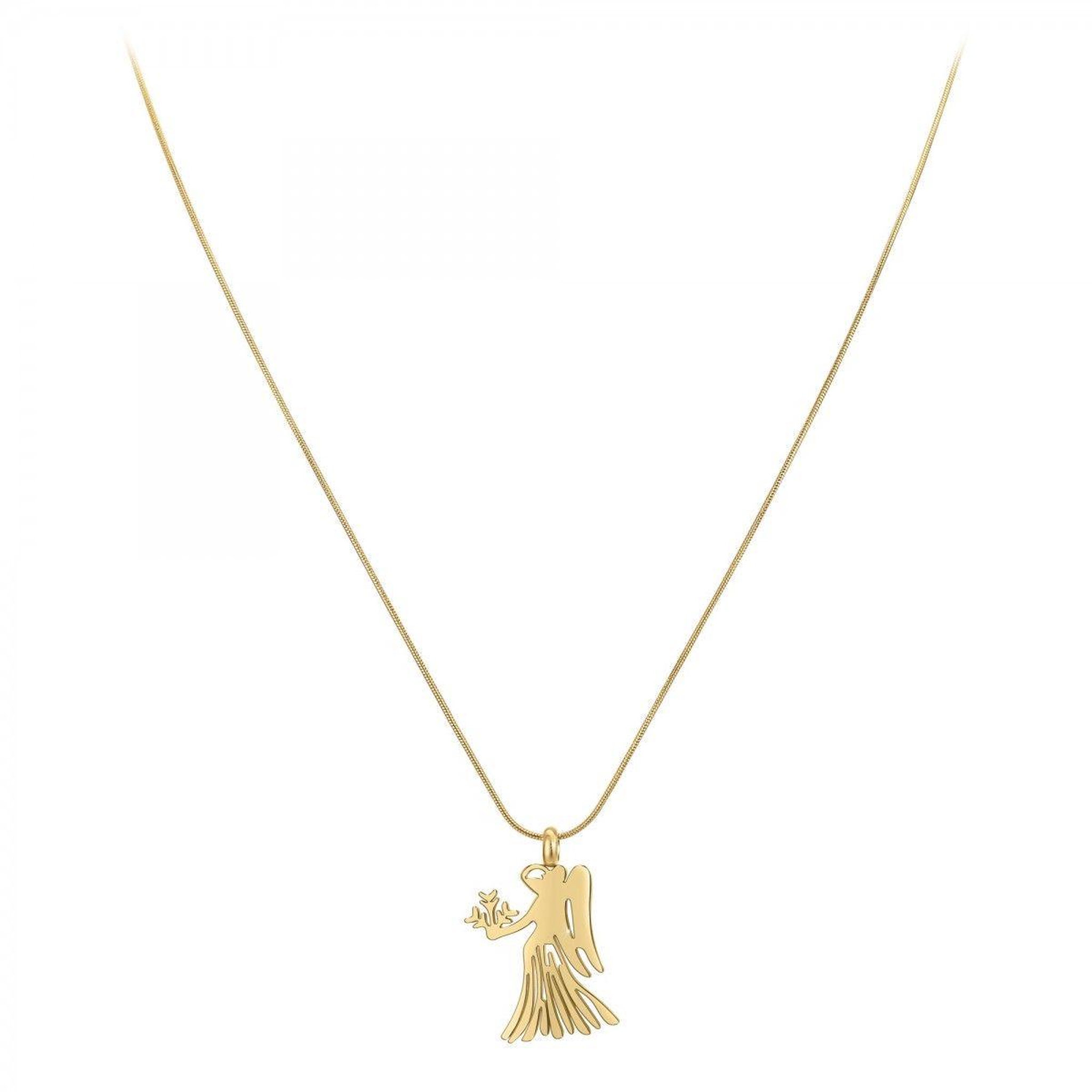 Voir la diapositive 3 : SC BOHEME Collier astrologie  Vierge  SC Bohème en Acier Finement doré