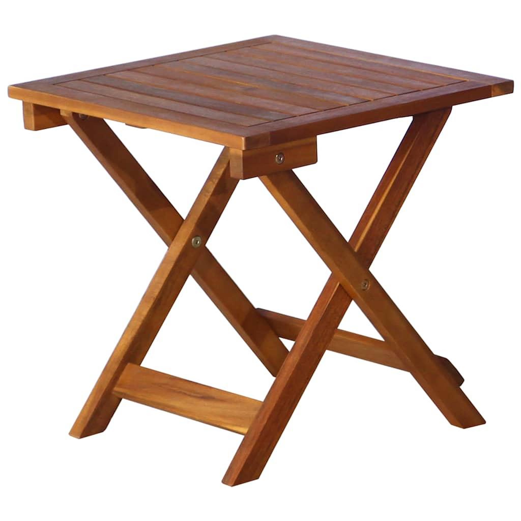 Voir la diapositive 4 : VIDAXL Chaise longue de jardin avec table et coussin Bois d'acacia