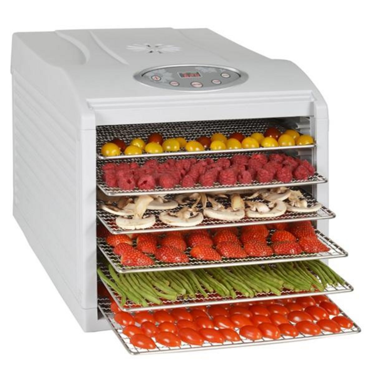 Kitchen chef Déshydrateur fruits et légumes 6 plateaux 500w - kys-333b