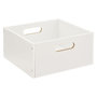 Voir la diapositive 3 : TOILINUX Lot de 2 Boîtes de rangement carrée en MDF