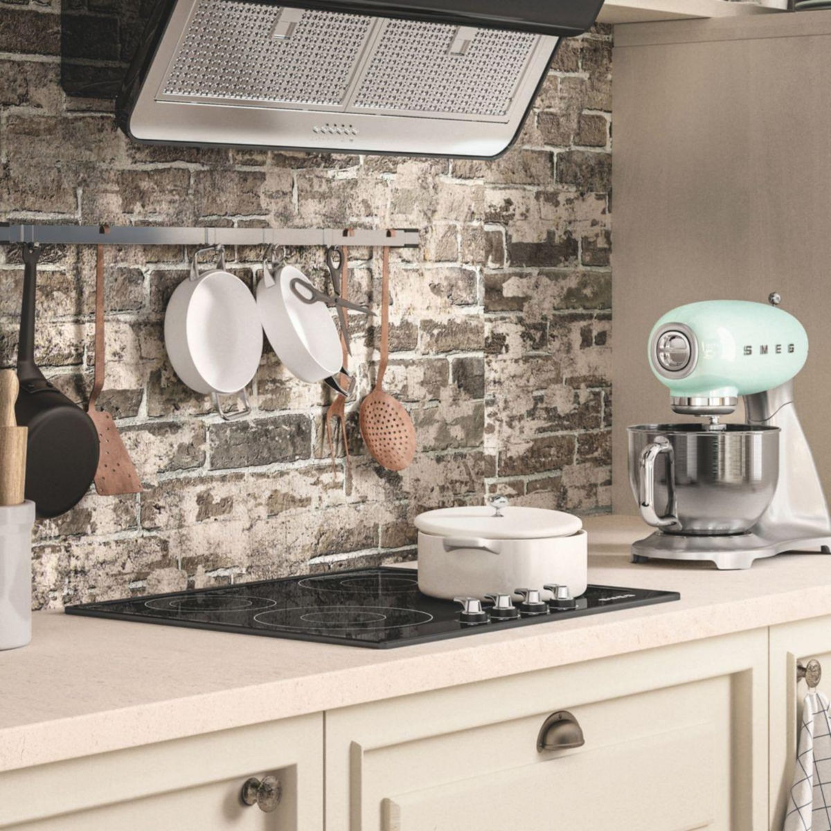 SMEG Plaque induction SI964NM Victoria