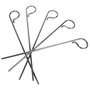 Voir la diapositive 1 : LINXOR Lot de 5 pitons fixes gazon en inox 29 cm