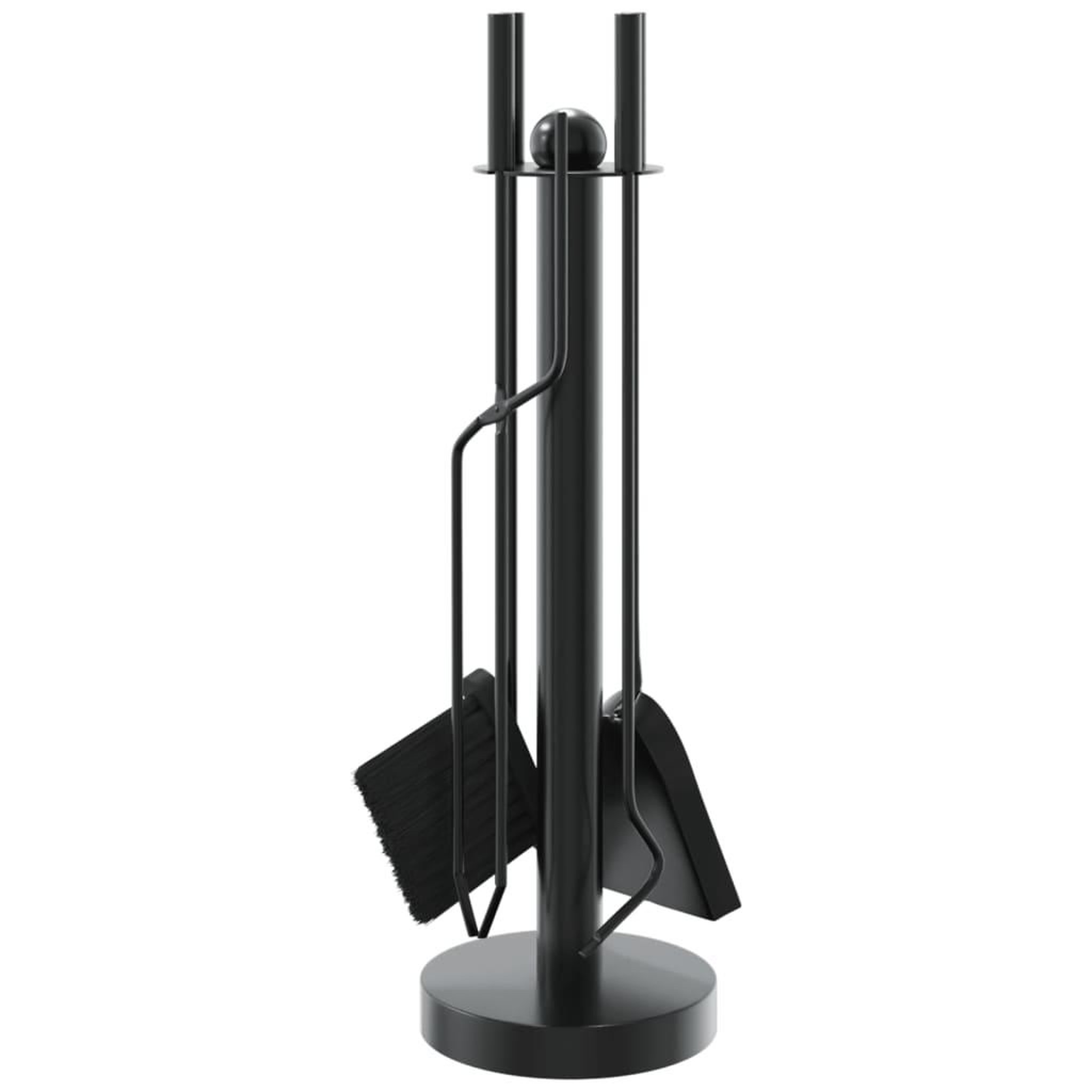 Voir la diapositive 5 : VIDAXL Set d'outils de cheminee 5 pcs 18x56 cm acier
