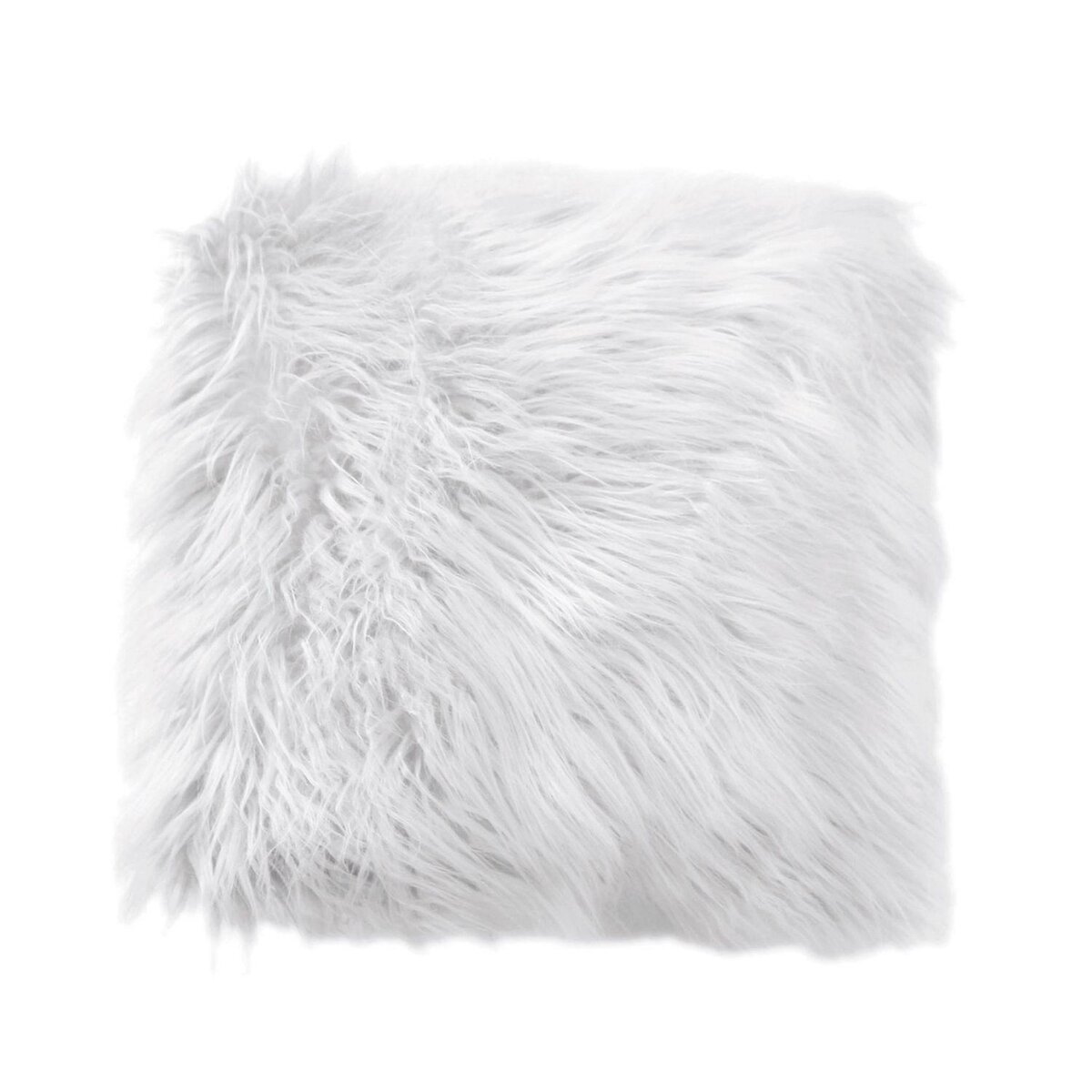 TOILINUX Coussin doux à poils longs Epicéa