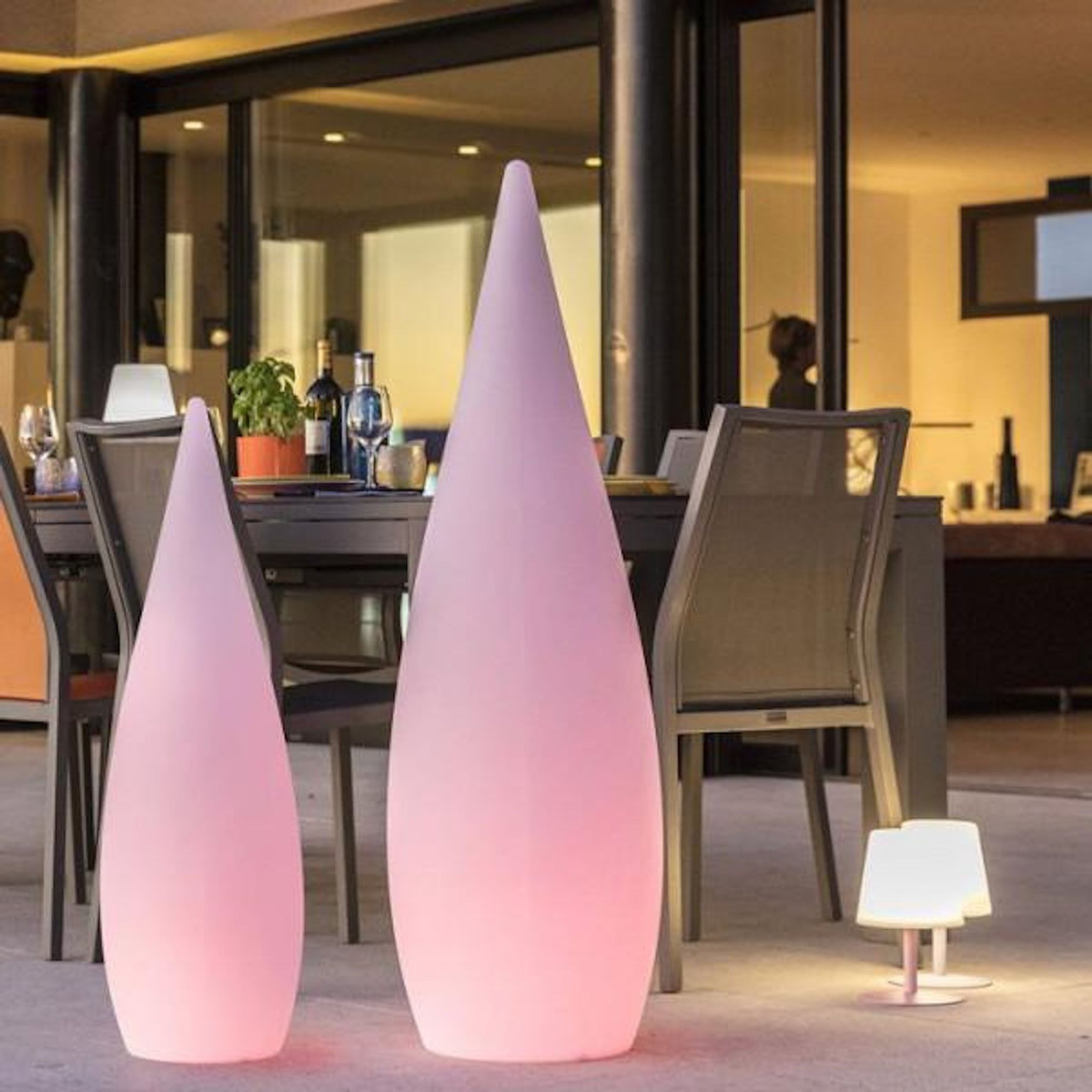 Lumisky Lampe LED Lampadaire sans fil goutte LED multicolo