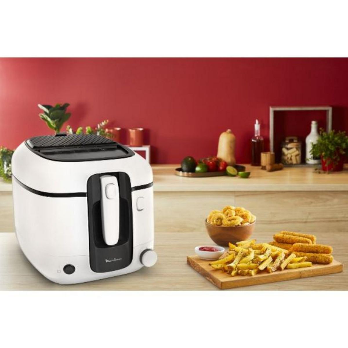 MOULINEX Friteuse 2,2l 1800w blanc - am312010