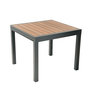 Voir la diapositive 4 : CONCEPT USINE Table de jardin extensible 180 cm en aluminium et bois d'eucalyptus NIDO