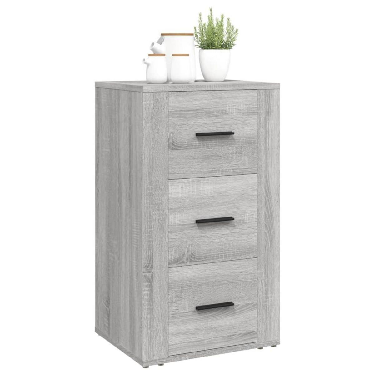 VIDAXL Buffet Sonoma gris 40x33x70 cm Bois d'ingenierie