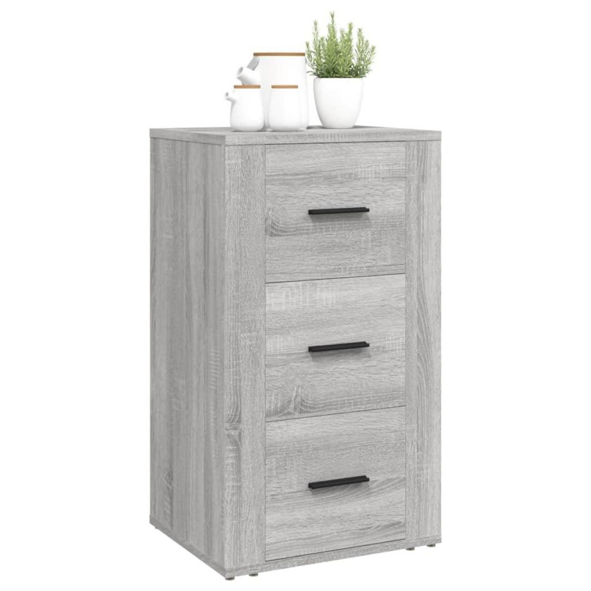 VIDAXL Buffet Sonoma gris 40x33x70 cm Bois d'ingenierie