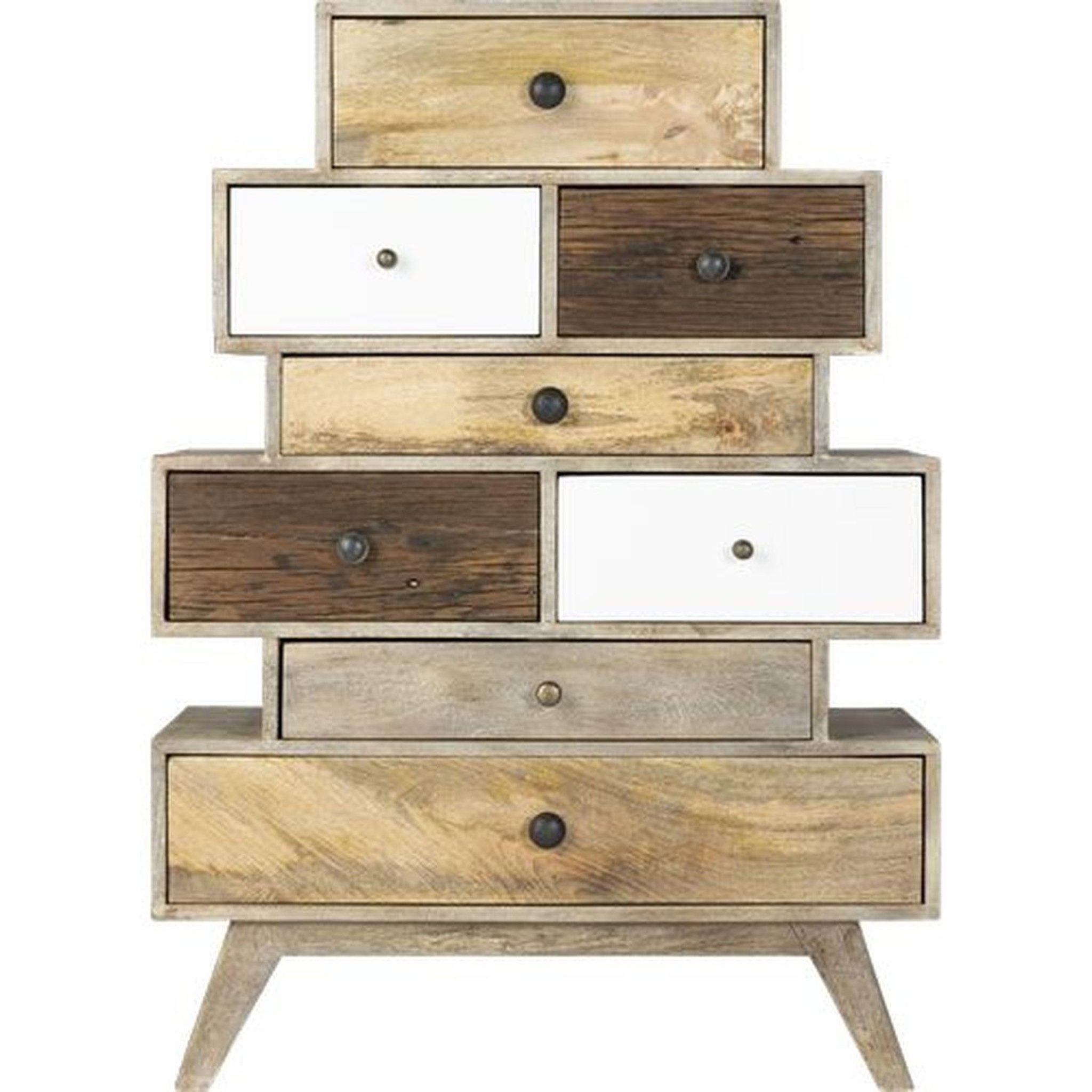 ATMOSPHERA Commode 8 tiroirs en manguier koval - marron