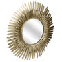 Voir la diapositive 3 : The Home Deco Factory Miroir plumes dorées D53