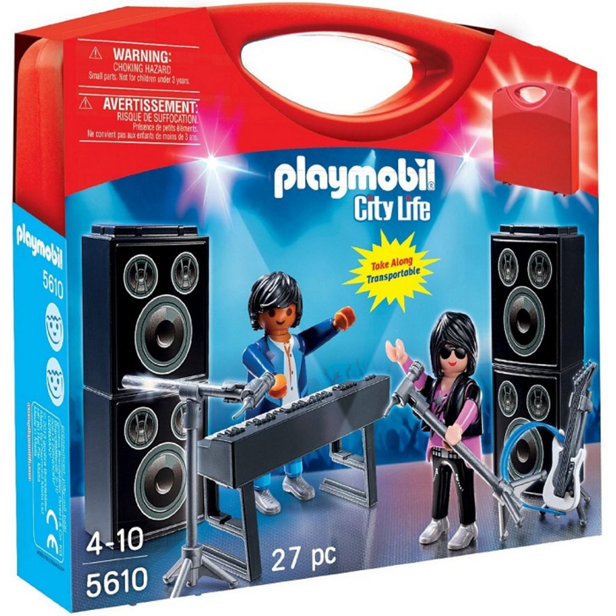 PLAYMOBIL 5610 Valise le duo de popstars
