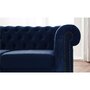 Voir la diapositive 3 : LISA DESIGN William - canapé chesterfield d'angle gauche - 4 places - en velours