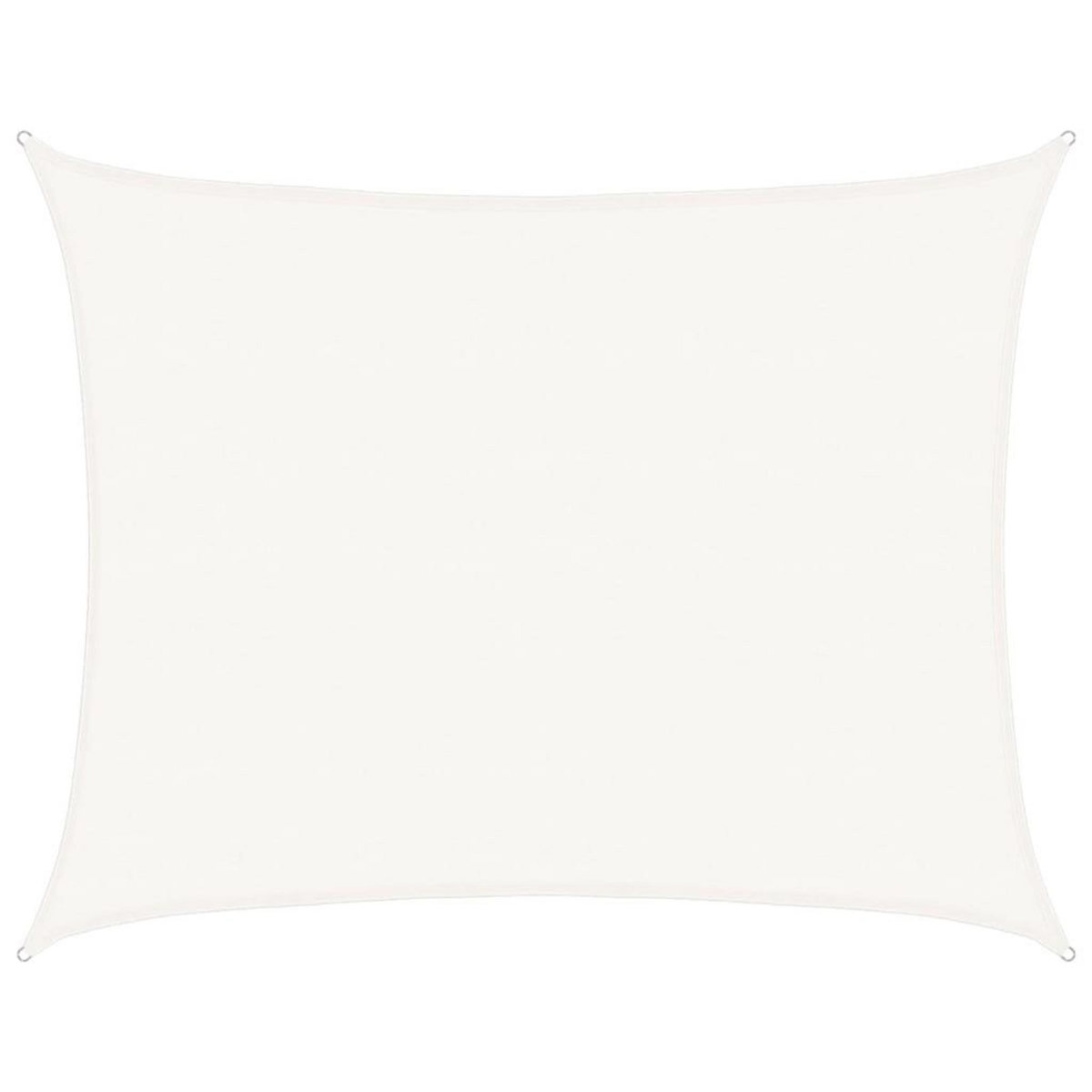 VIDAXL Voile d'ombrage 160 g/m^2 Blanc 6x8 m PEHD