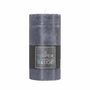 Voir la diapositive 3 : COMPTOIR DE LA BOUGIE Bougie Cylindrique  Rustic  14cm Gris