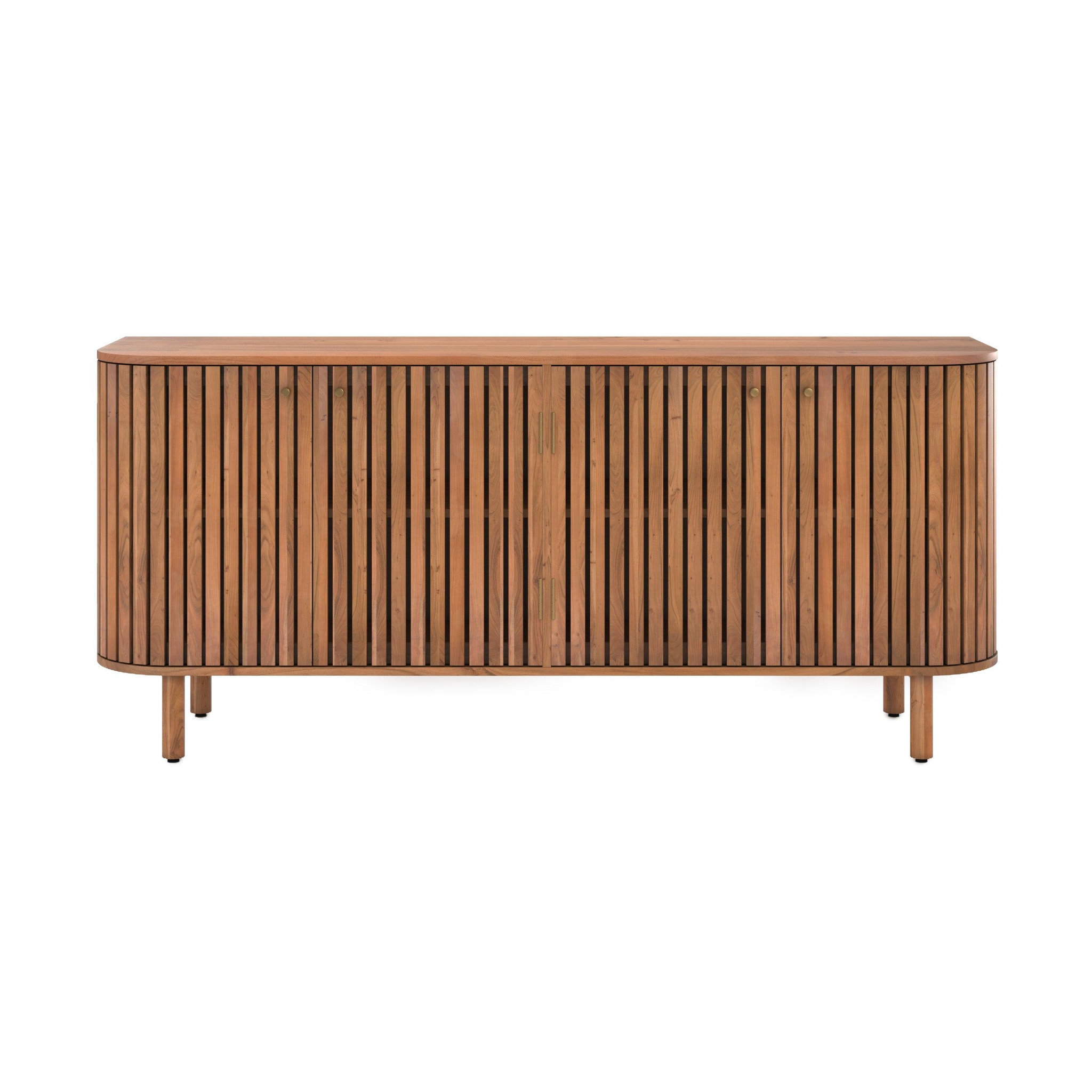MAISON PAVANE Buffet en bois d'acacia 4 portes-paola