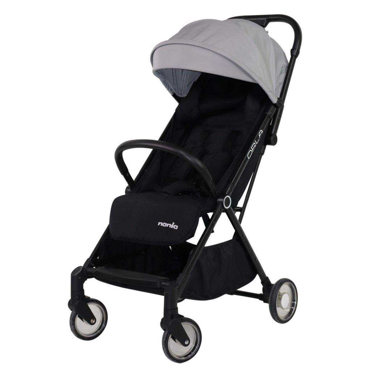 NANIA Poussette combinée 3 en 1 ORLA + Siège auto BEONE + nacelle poussette FLORA