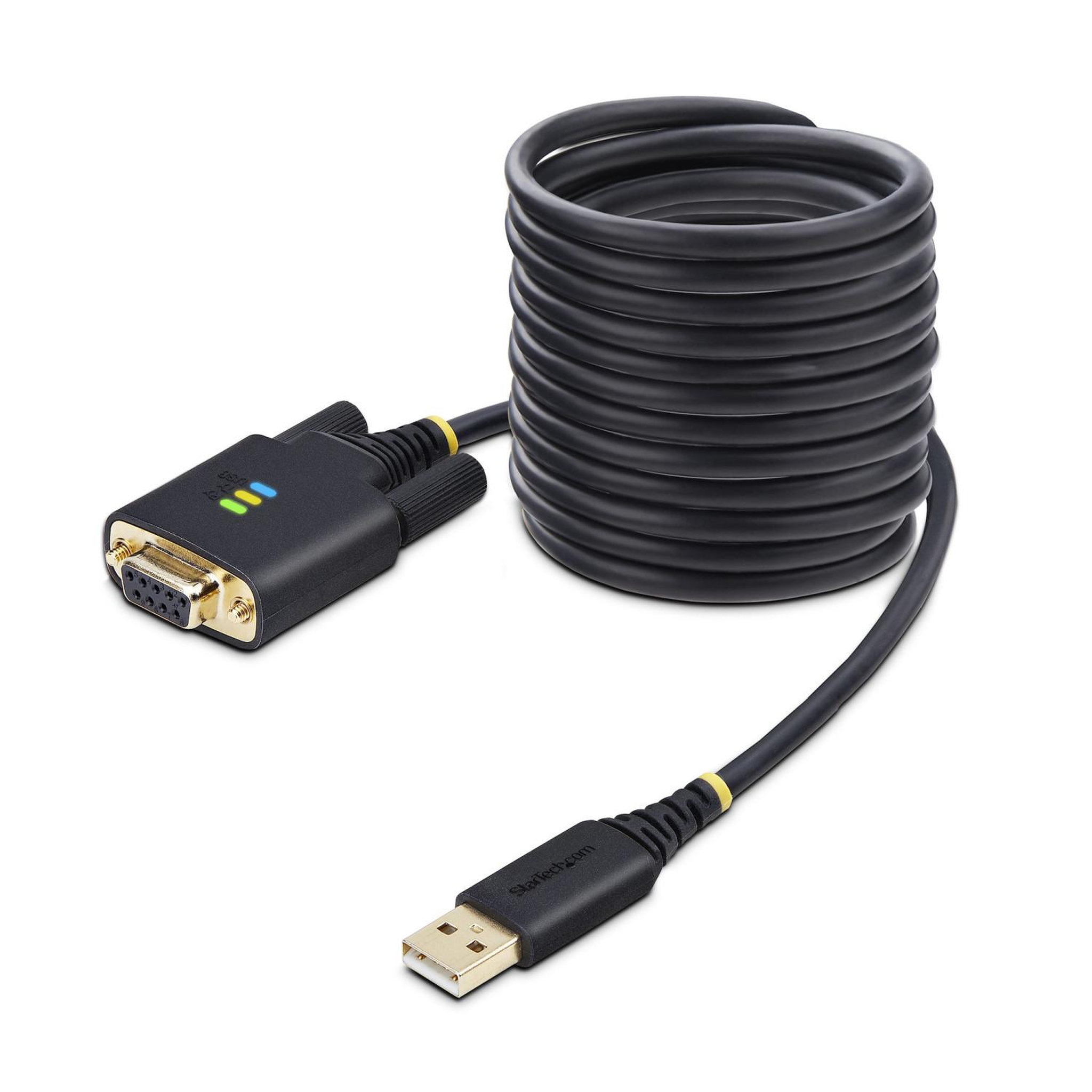Startech Startech.com 1p10ffcn-usb-serial câble série noir 3 m usb type-a db-9