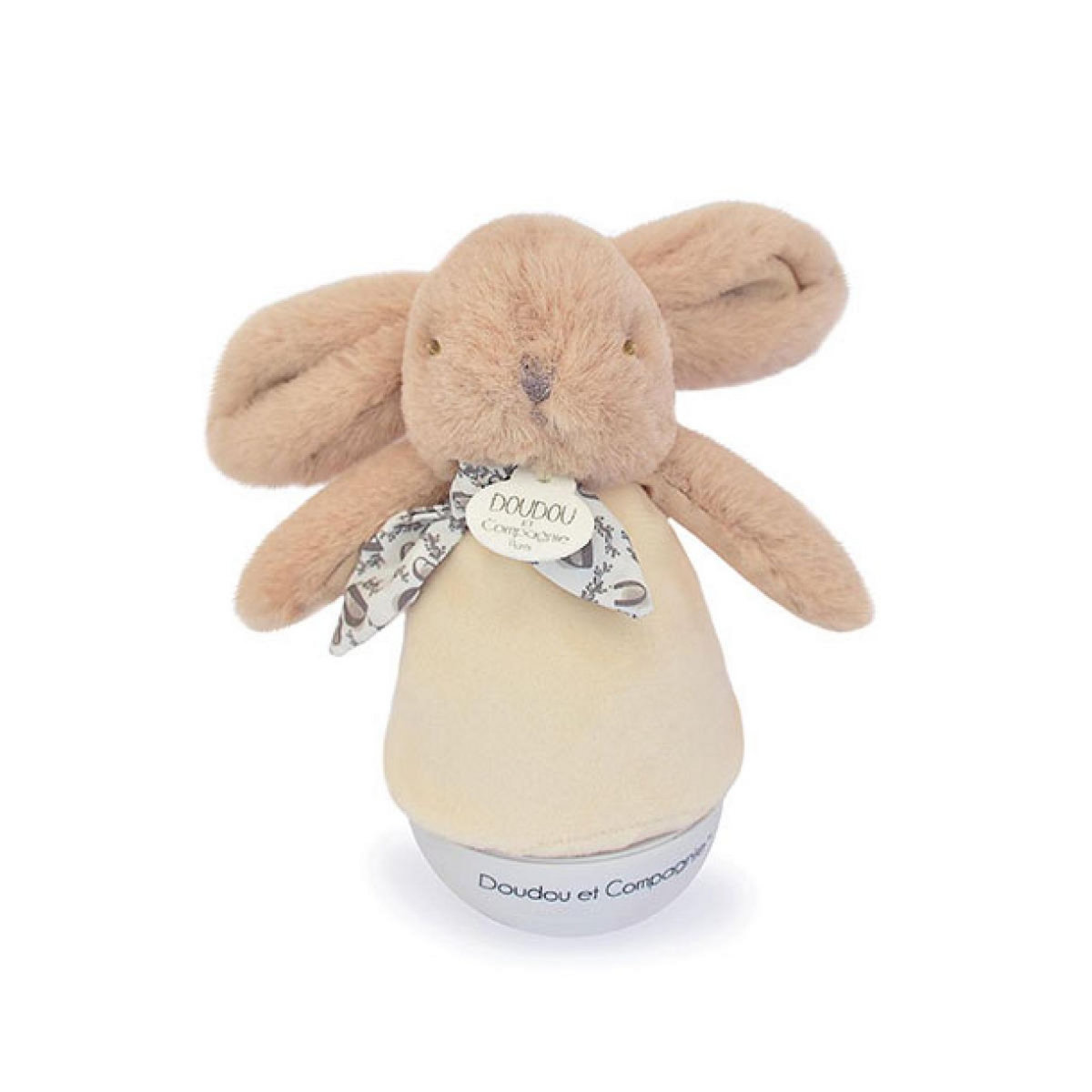 DOUDOU ET COMPAGNIE Veilleuse musicale lapin doudou Beige