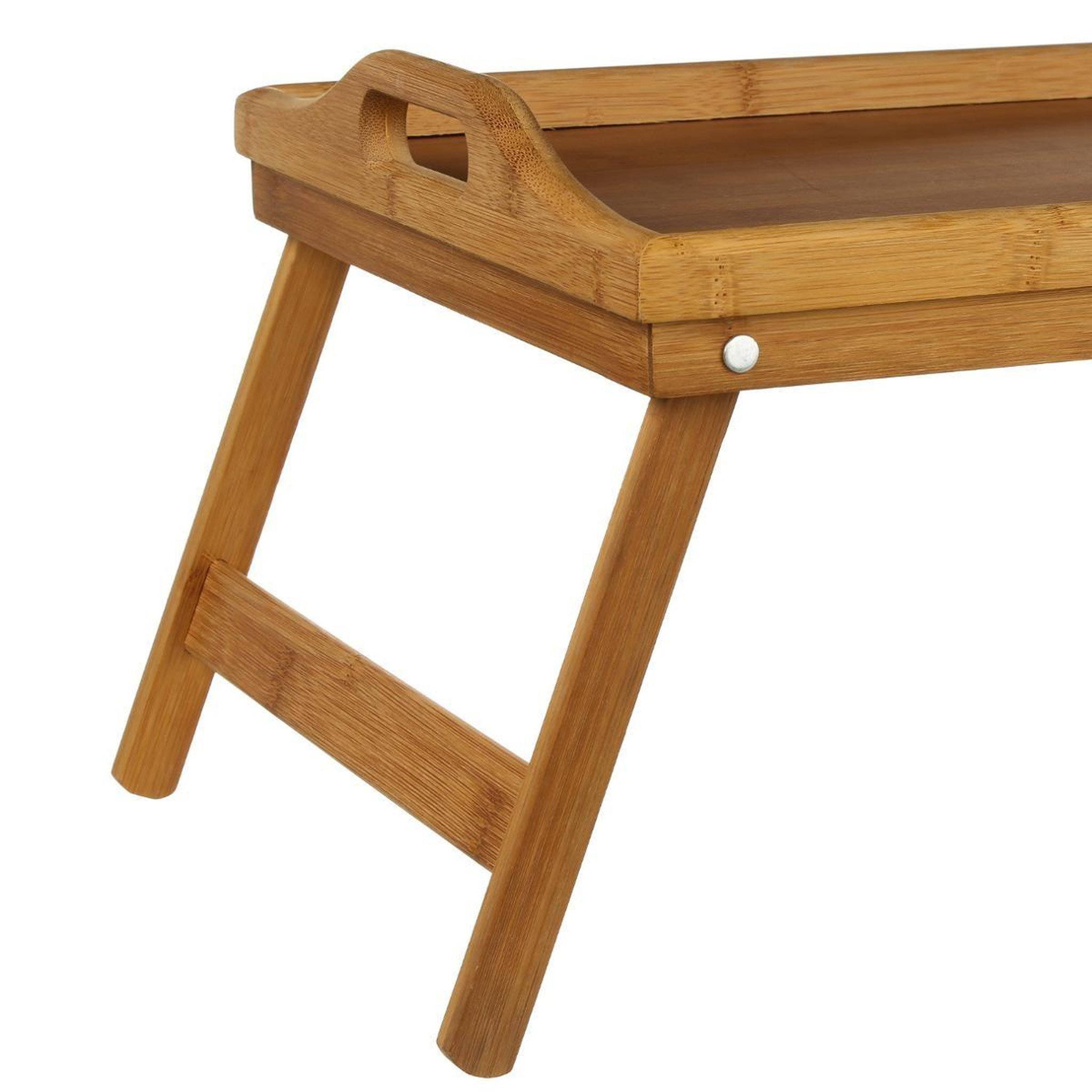 Voir la diapositive 2 : FIVE Plateau tv & petit déjeuner  bambou  50cm naturel