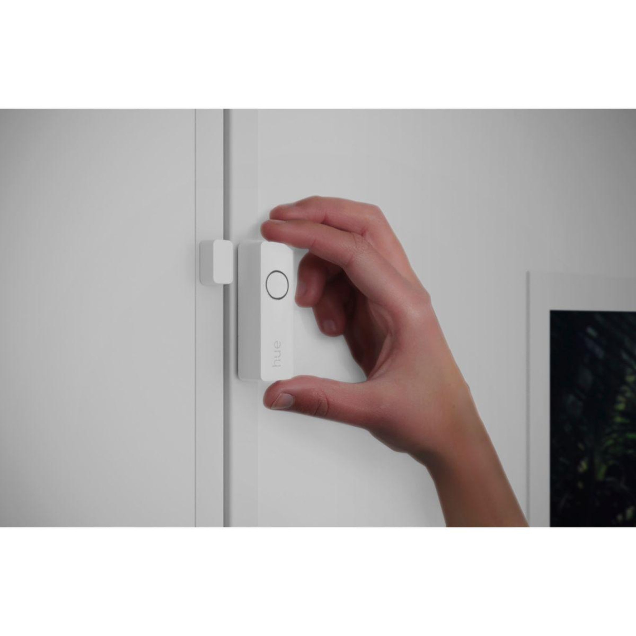 Voir la diapositive 4 : Philips Détecteur d'ouverture HUE Secure pack de 2 - Blanc