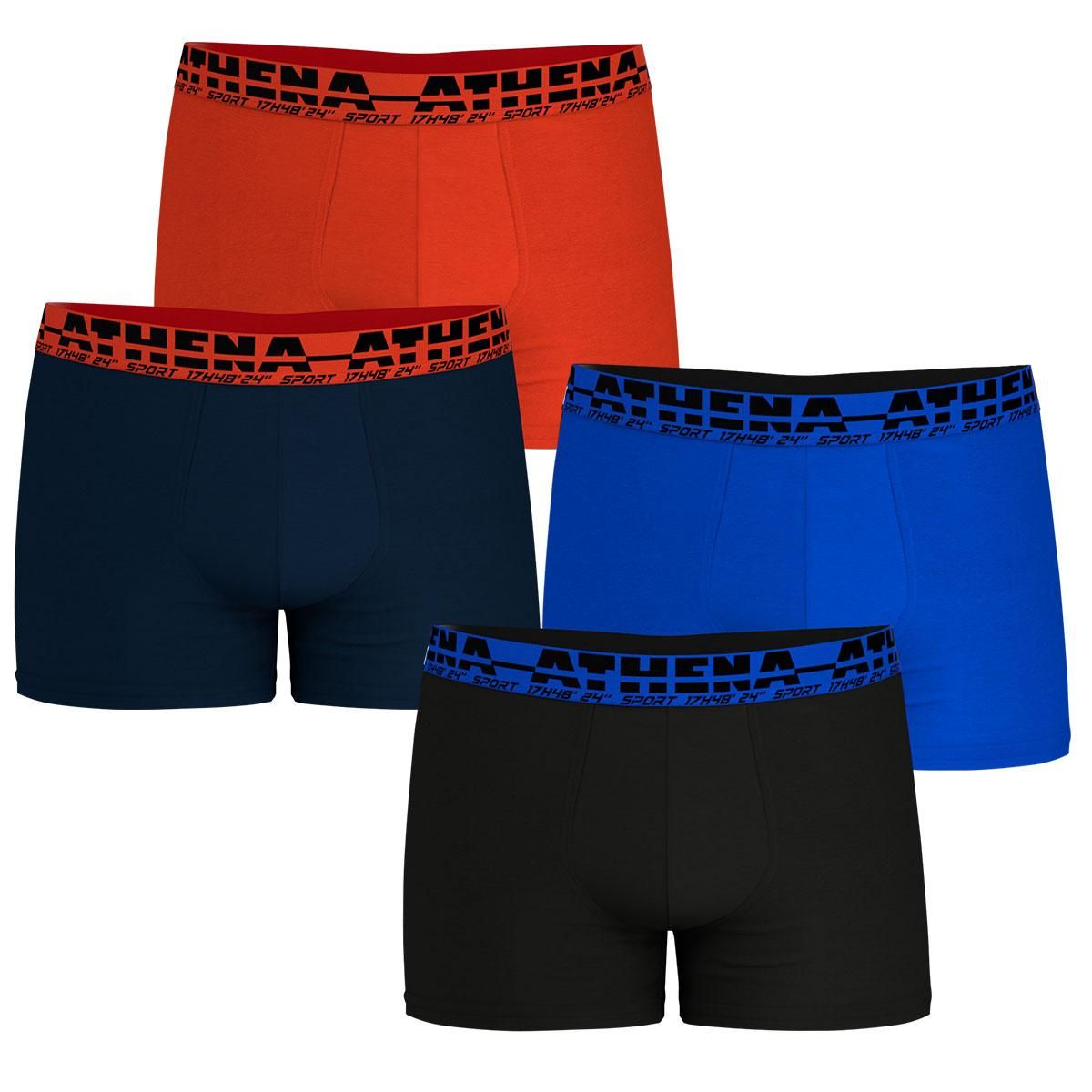 Athena Lot de 4 boxers homme