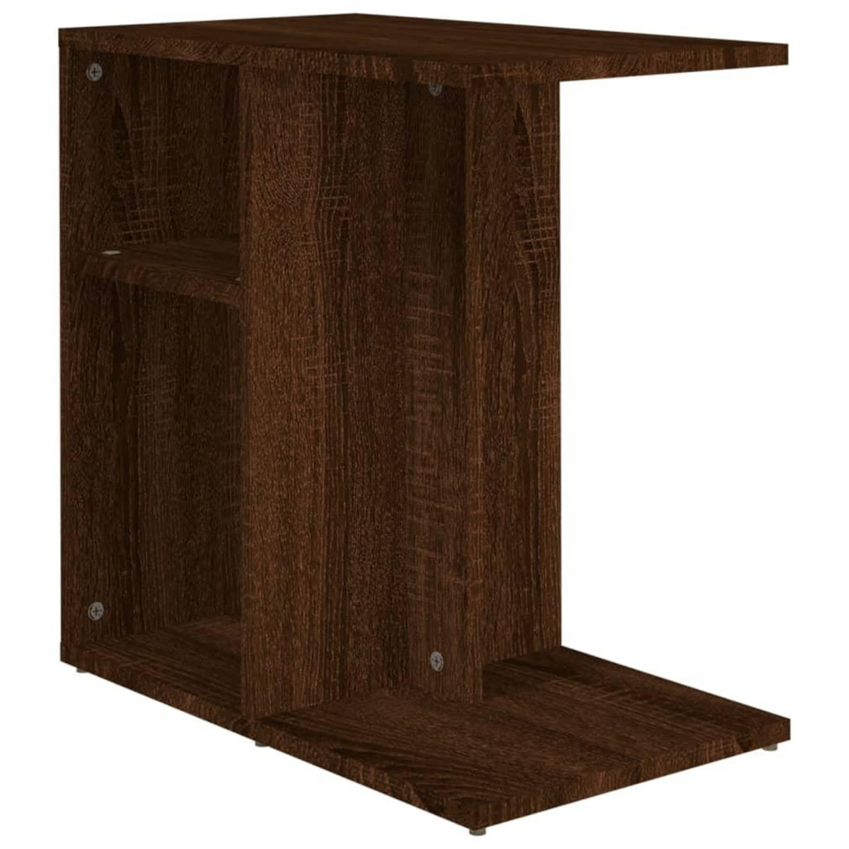 VIDAXL Table d'appoint Chene marron 50x30x50 cm Bois d'ingenierie