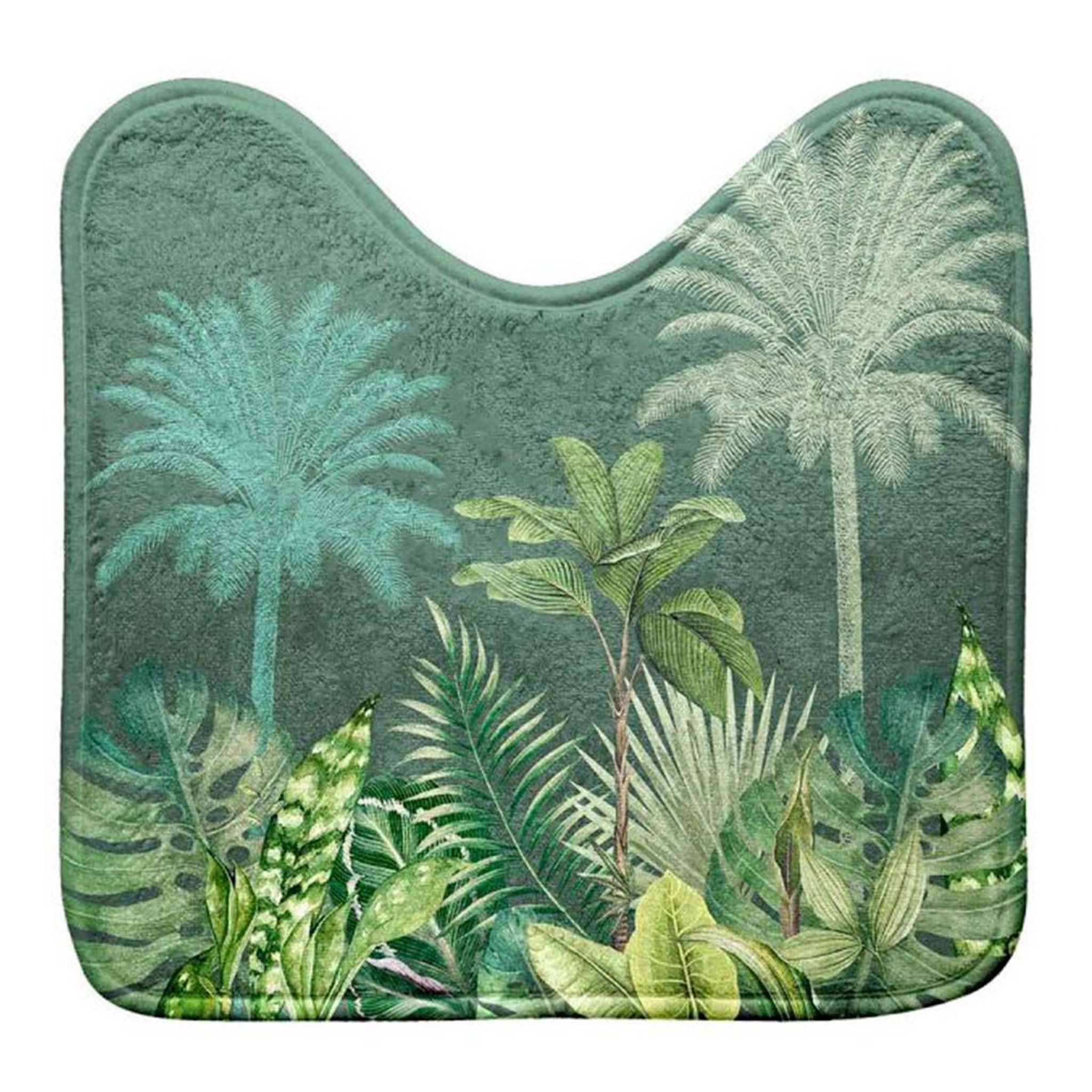 Douceur d'Intérieur Tapis contour wc  vagabonde  45x45cm kaki