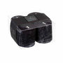 Voir la diapositive 4 : COMPTOIR DE LA BOUGIE Lot de 4 Bougies Votives  Rustic  4,5cm Noir