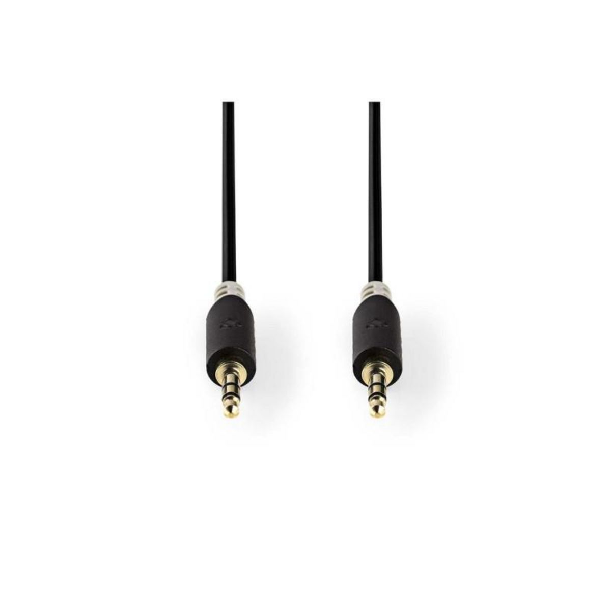 NEDIS Câble audio stéréo 3.5 mm Mâle | 3.5 mm Mâle | Plaqué or | 10.0 m | Ron NEDIS - CABW22000AT100
