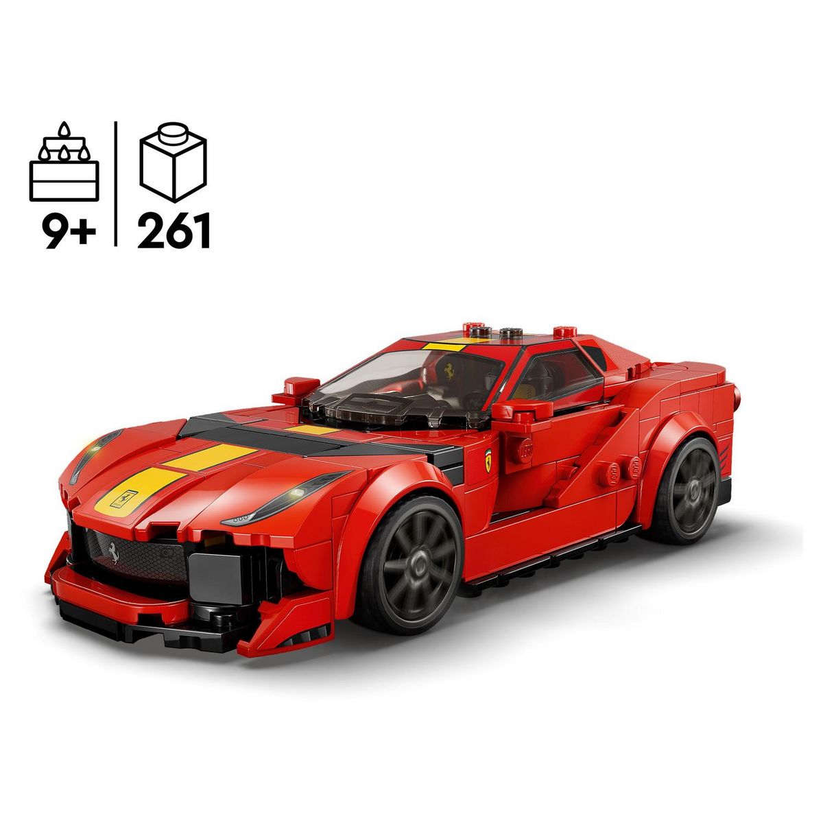 LEGO Speed Champions 76914 - Ferrari 812 Competizione, Kit de Maquette de Voiture de Sport, Série 2023, Set de Véhicule à Collectionner