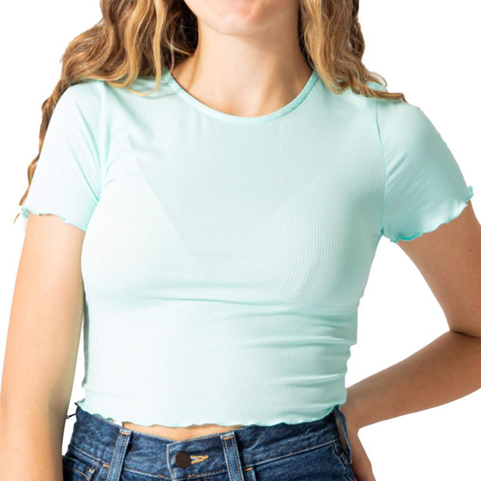 Vero Moda T-Shirt Bleu Femme Vero Moda Madi Jill. Coloris disponibles : Bleu