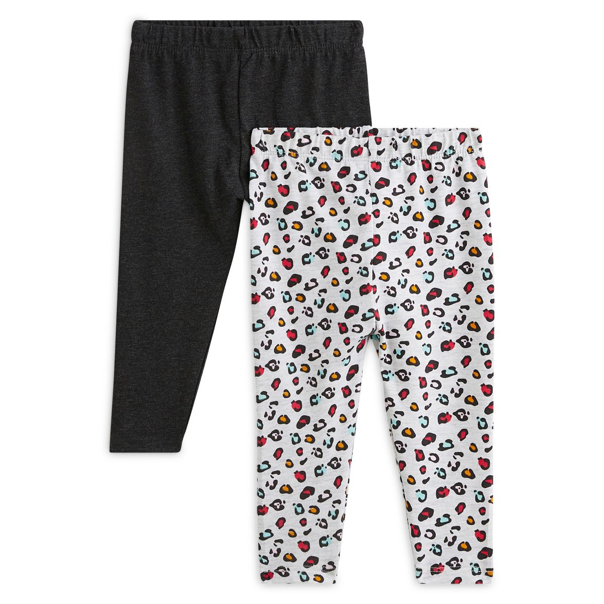 IN EXTENSO Lot de 2 leggings long bébé fille