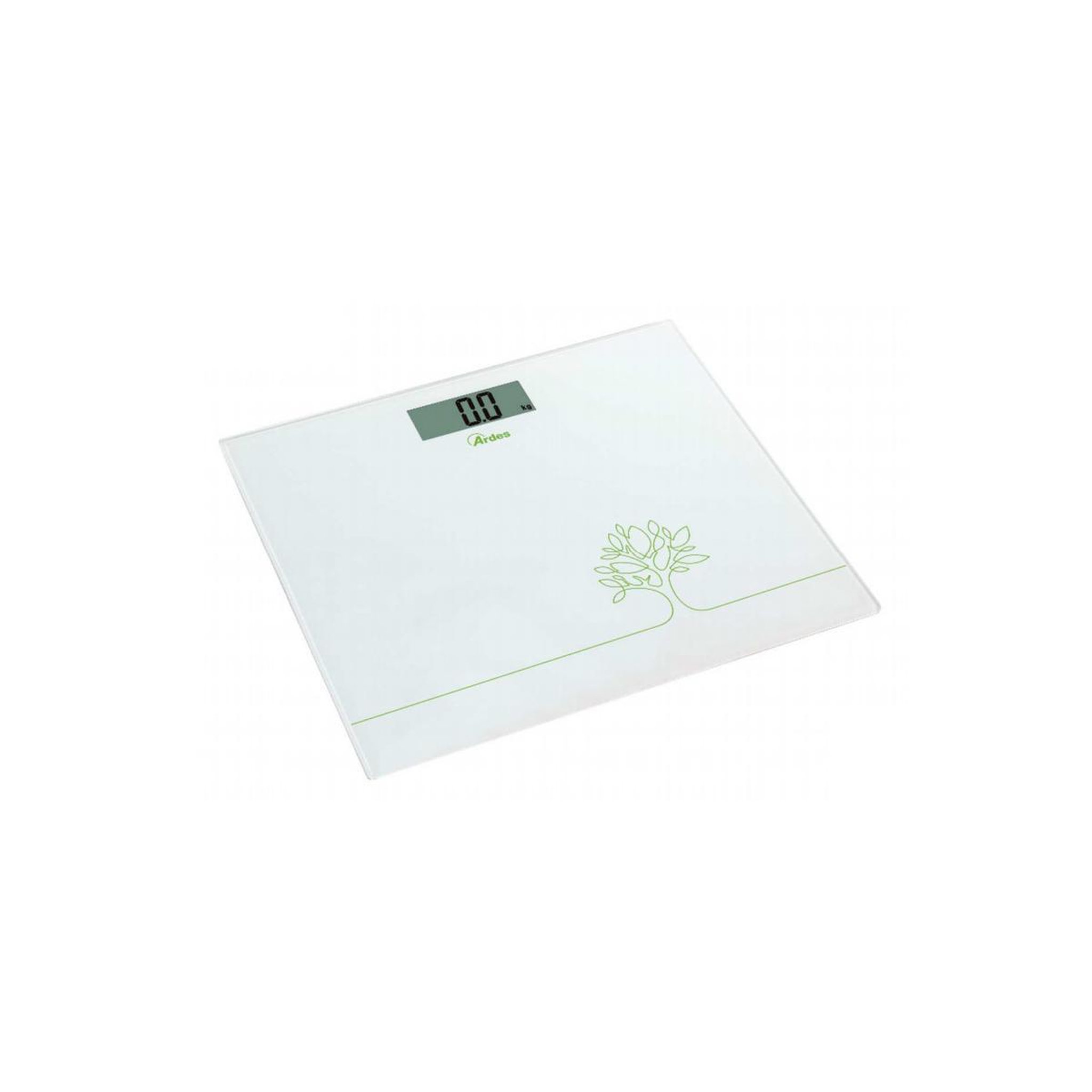 Voir la diapositive 2 : Ardes Ardes ar2pp1 balance pèse-personne électronique rectangle blanc