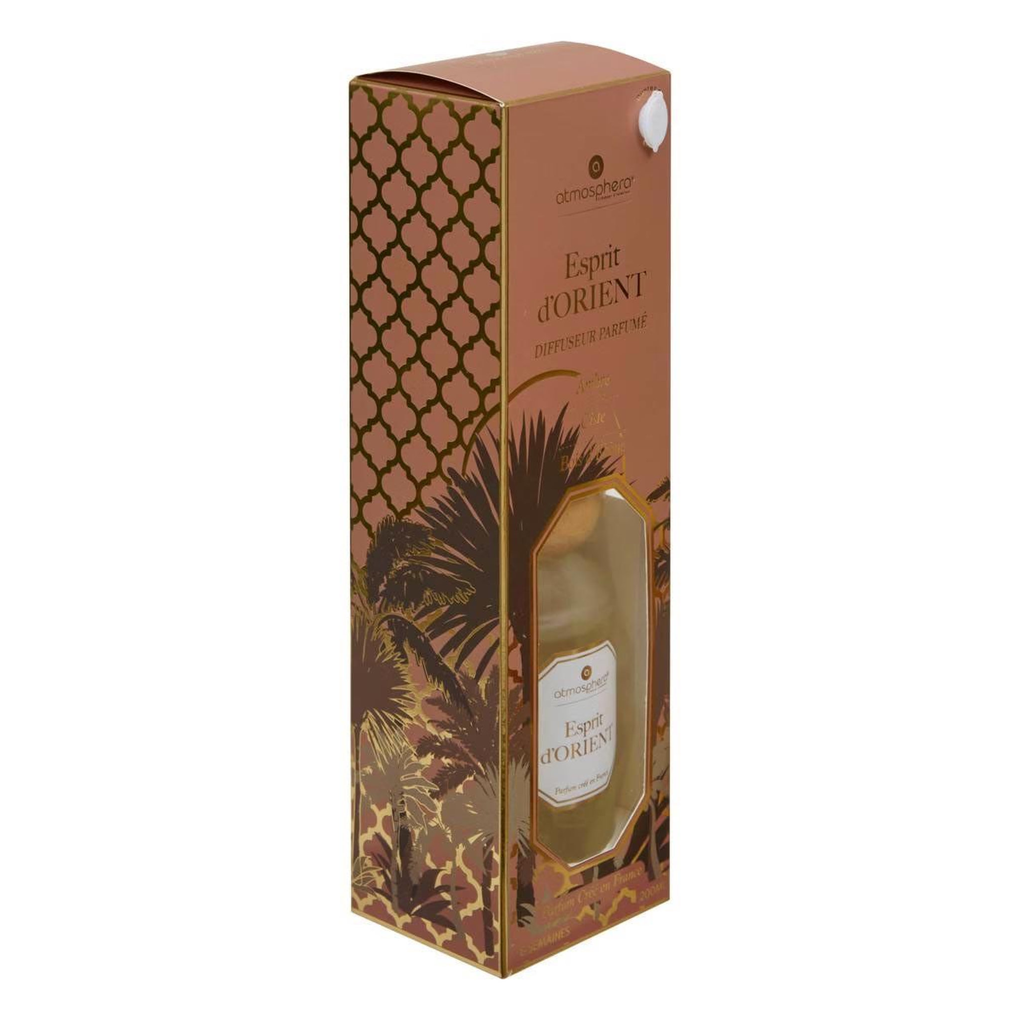 Voir la diapositive 2 : ATMOSPHERA Diffuseur de parfum en verre  elisa  200ml esprit d'orient