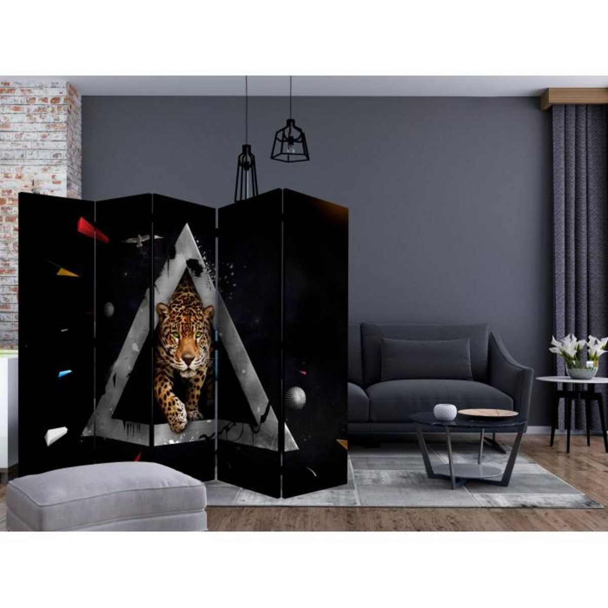 Paris Prix Paravent 5 Volets  Wild Vision of the Future  172x225cm