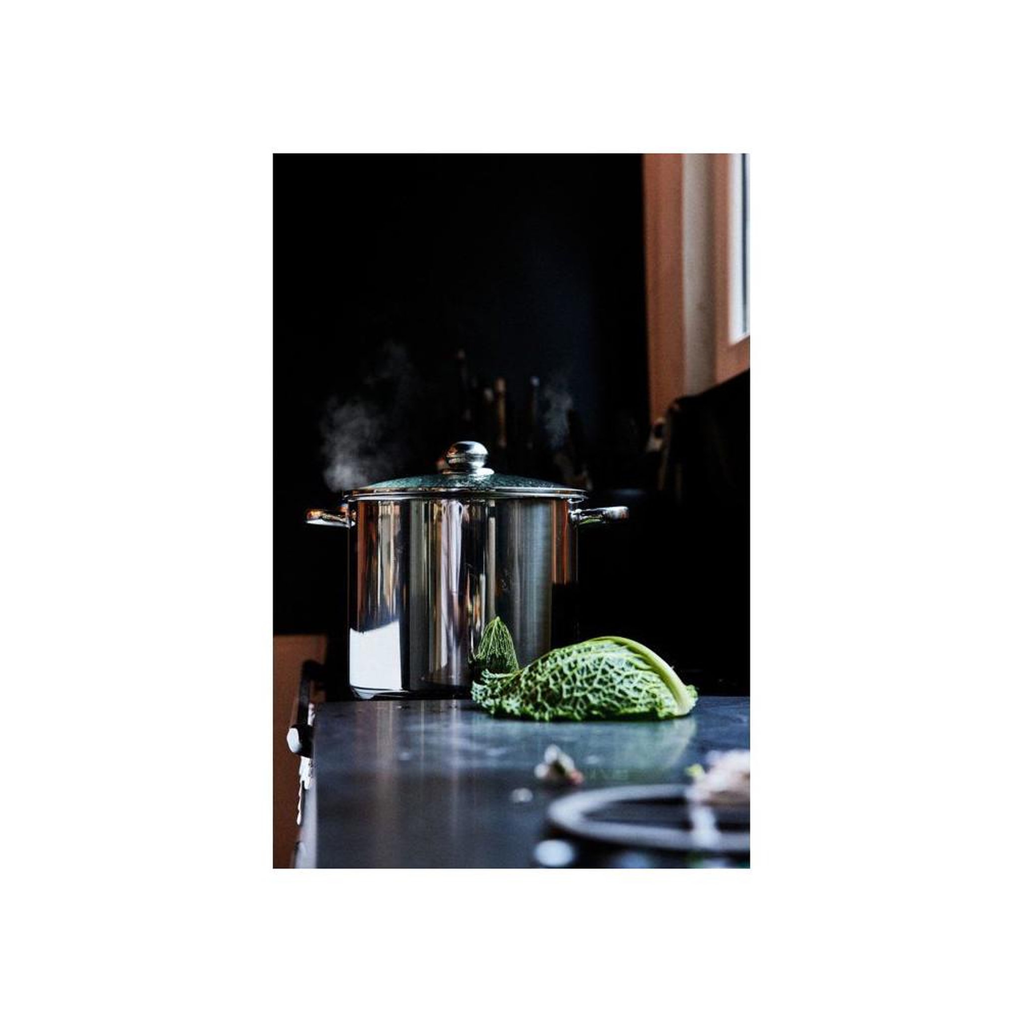 Voir la diapositive 5 : BAUMALU Baumalu traiteur 34 - casserole professionnelle inox 22 l avec couvercle en verre, diamètre 34 cm
