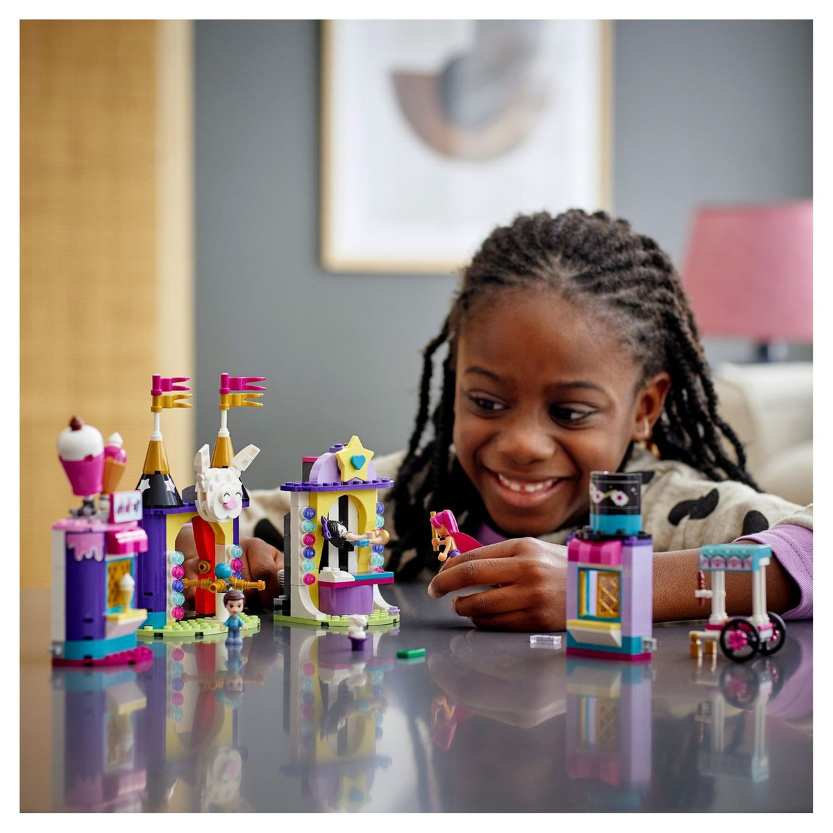 LEGO Friends 41687 - Les stands de la fête foraine magique