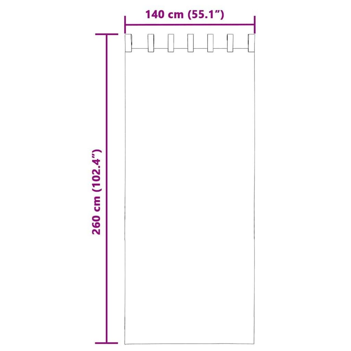 VIDAXL Rideaux en voile avec passe-tringles 2 pcs rose clair