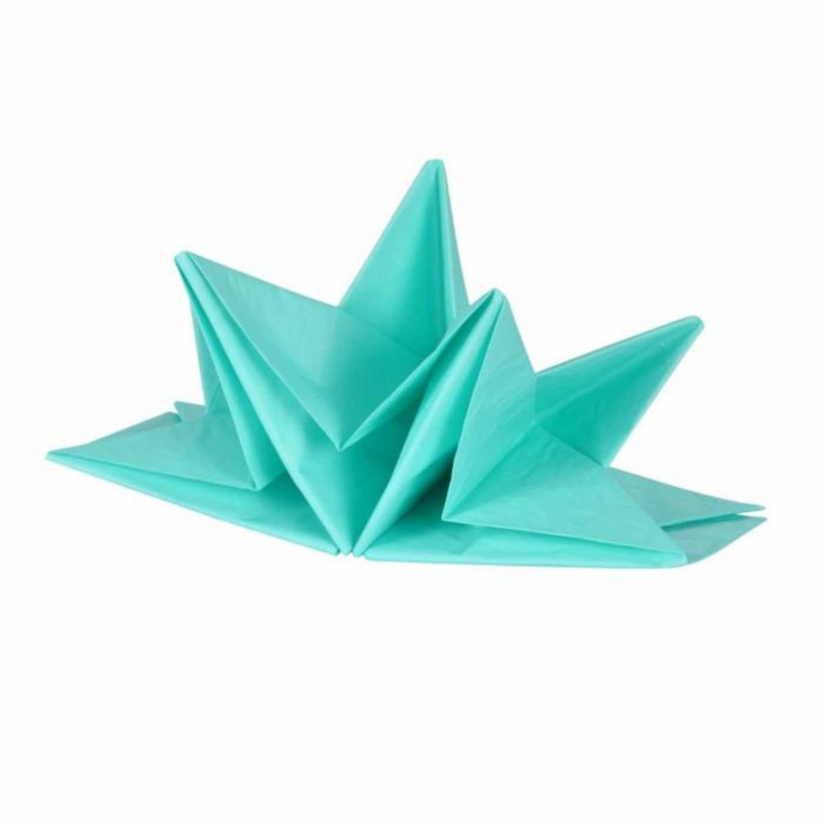 Paris Prix Lot de 12 Serviettes en Papier  Pré Pliées  40x60cm Menthe