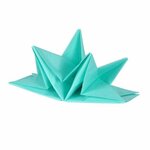 Paris Prix Lot de 12 Serviettes en Papier  Pré Pliées  40x60cm Menthe