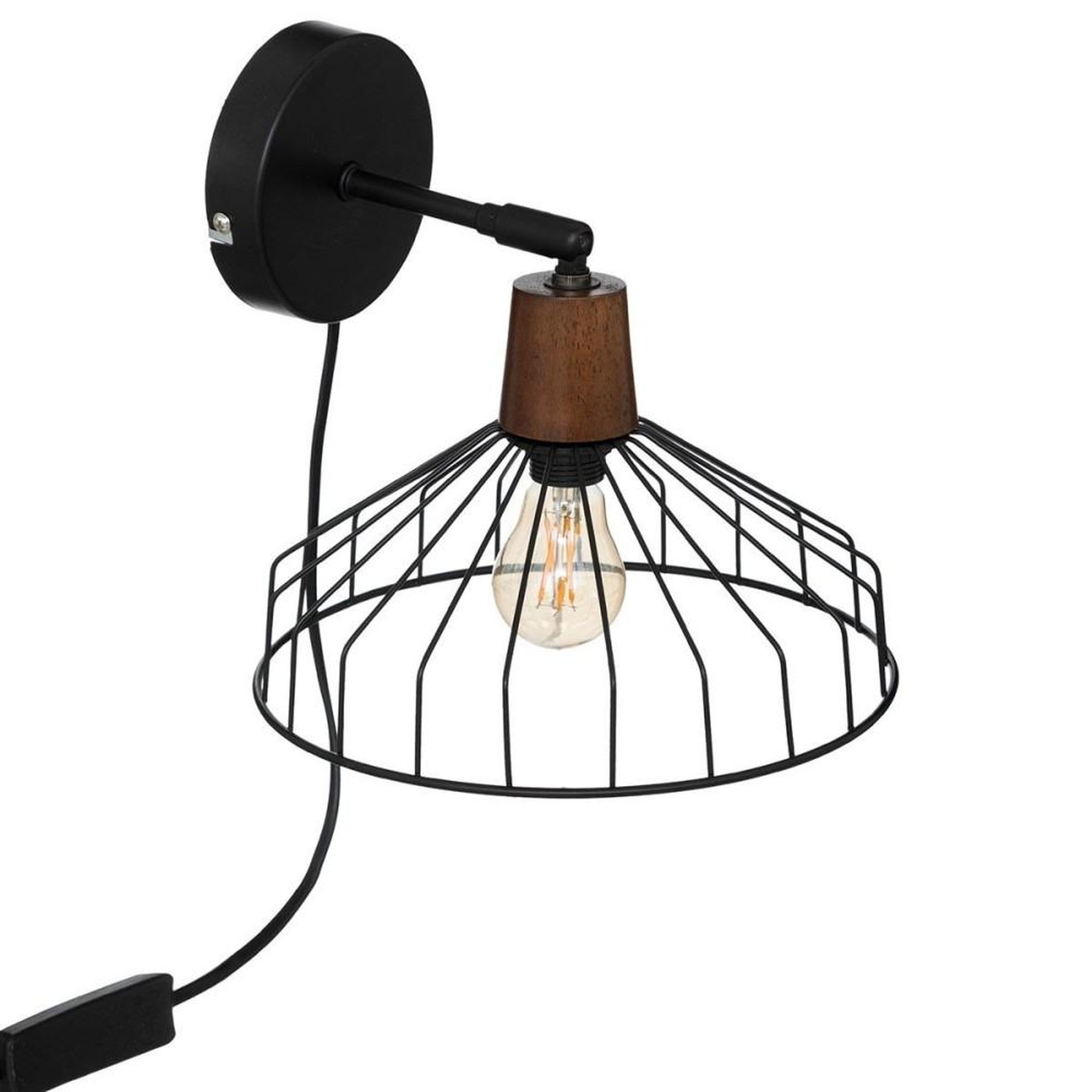 ATMOSPHERA Applique métal Café noir D23