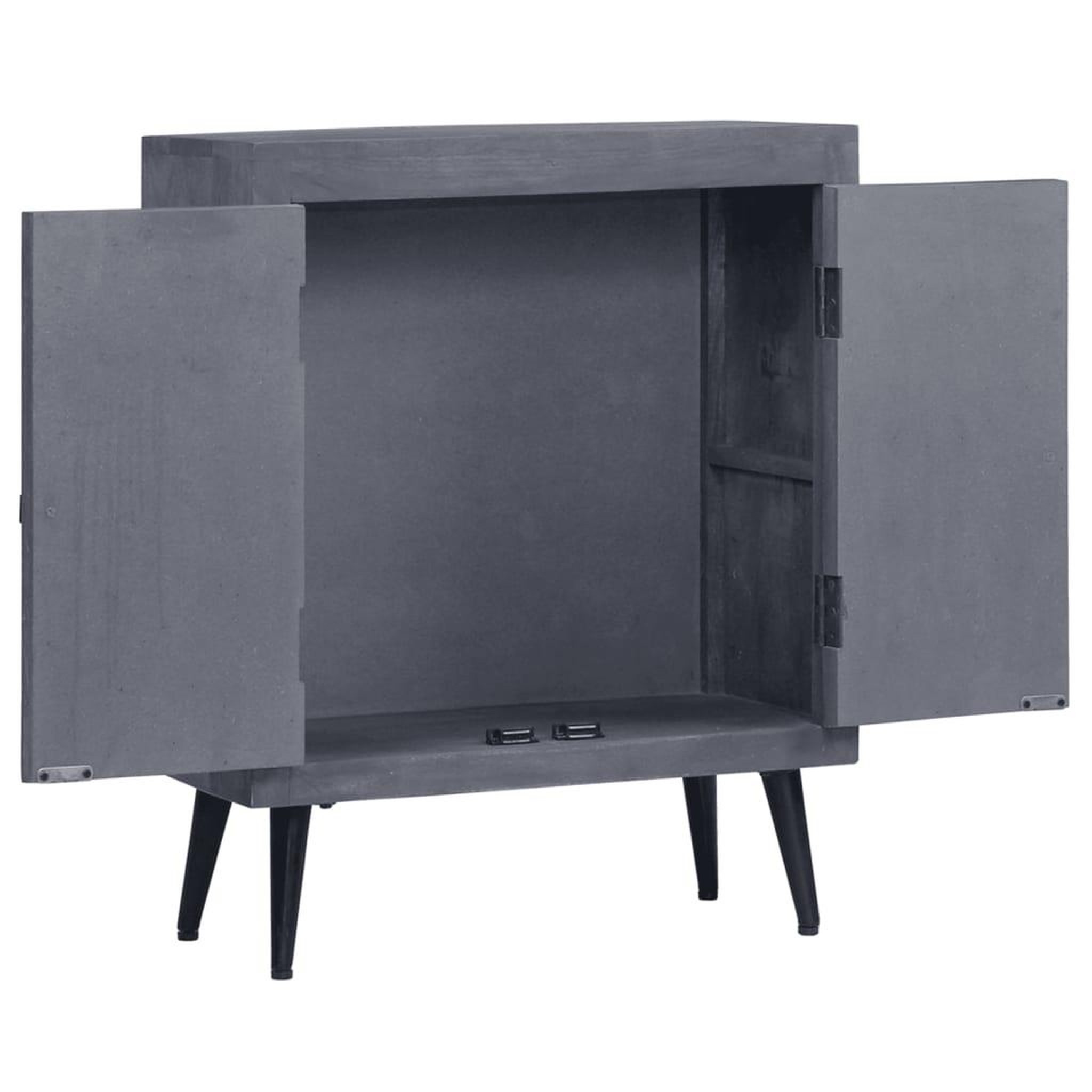 Voir la diapositive 2 : VIDAXL Buffet Bois solide de manguier 60x30x76 cm