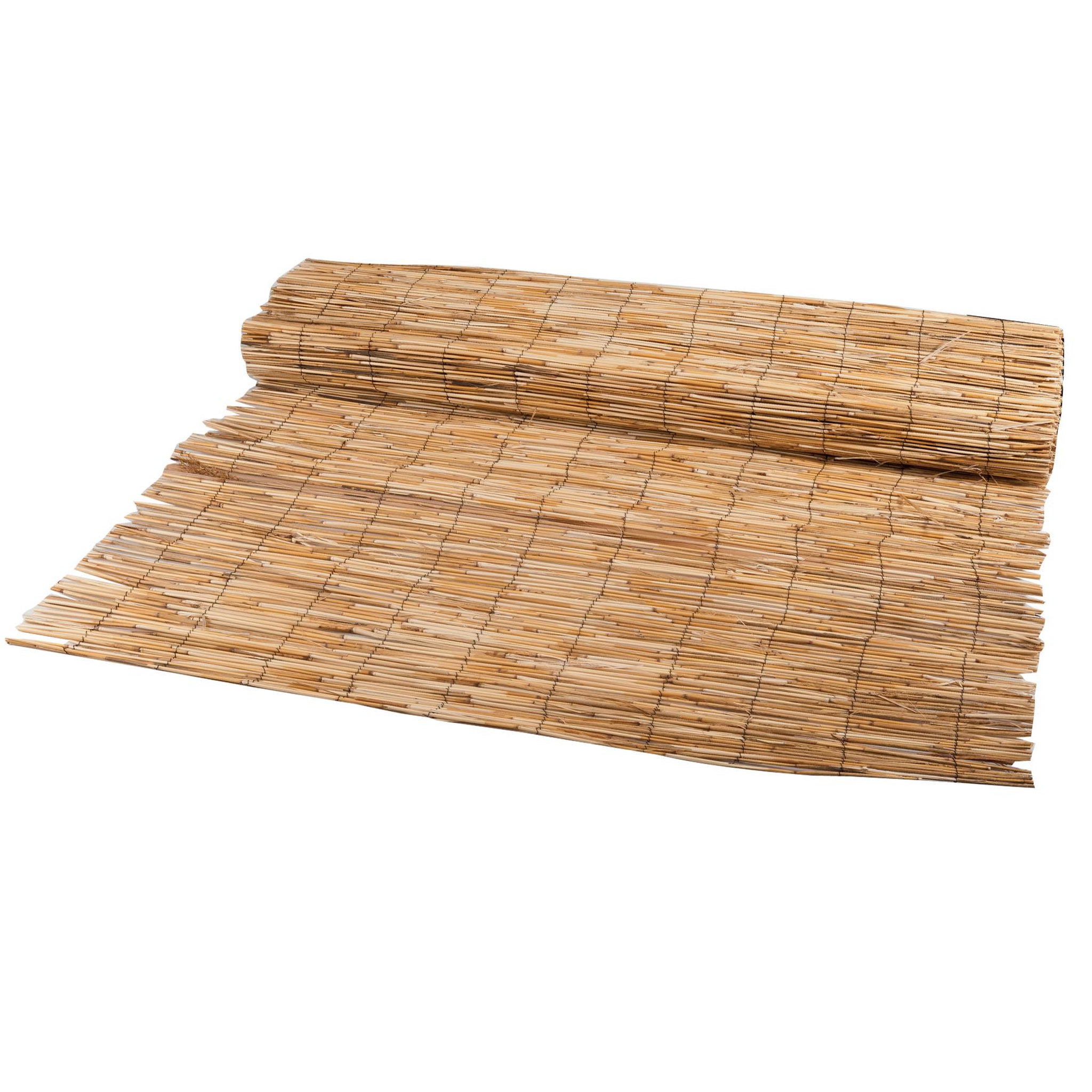 Voir la diapositive 1 :  Canisse en roseau naturel WERKA PRO  1 x 5 m