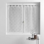 Paris Prix Paire de Voilages  Olympia  60x160cm Gris