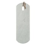 Paris Prix Planche à Découper en Marbre  Puglia  60cm Blanc